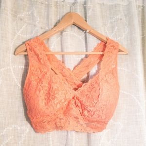 *Coral Lace Bralette*